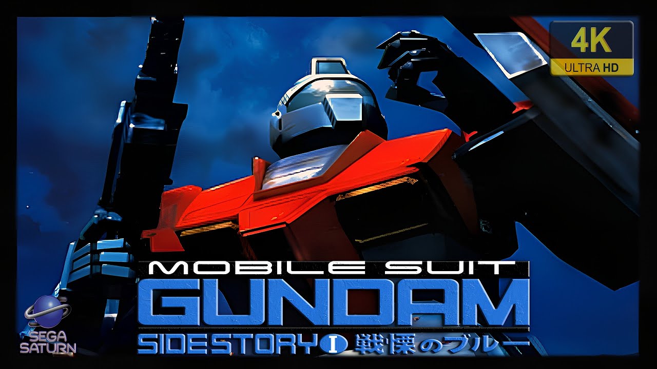Mobile Suit Gundam Side Story I - Senritsu no Blue (JP) | 4K60ᶠᵖˢ | Longplay (Sega Saturn)