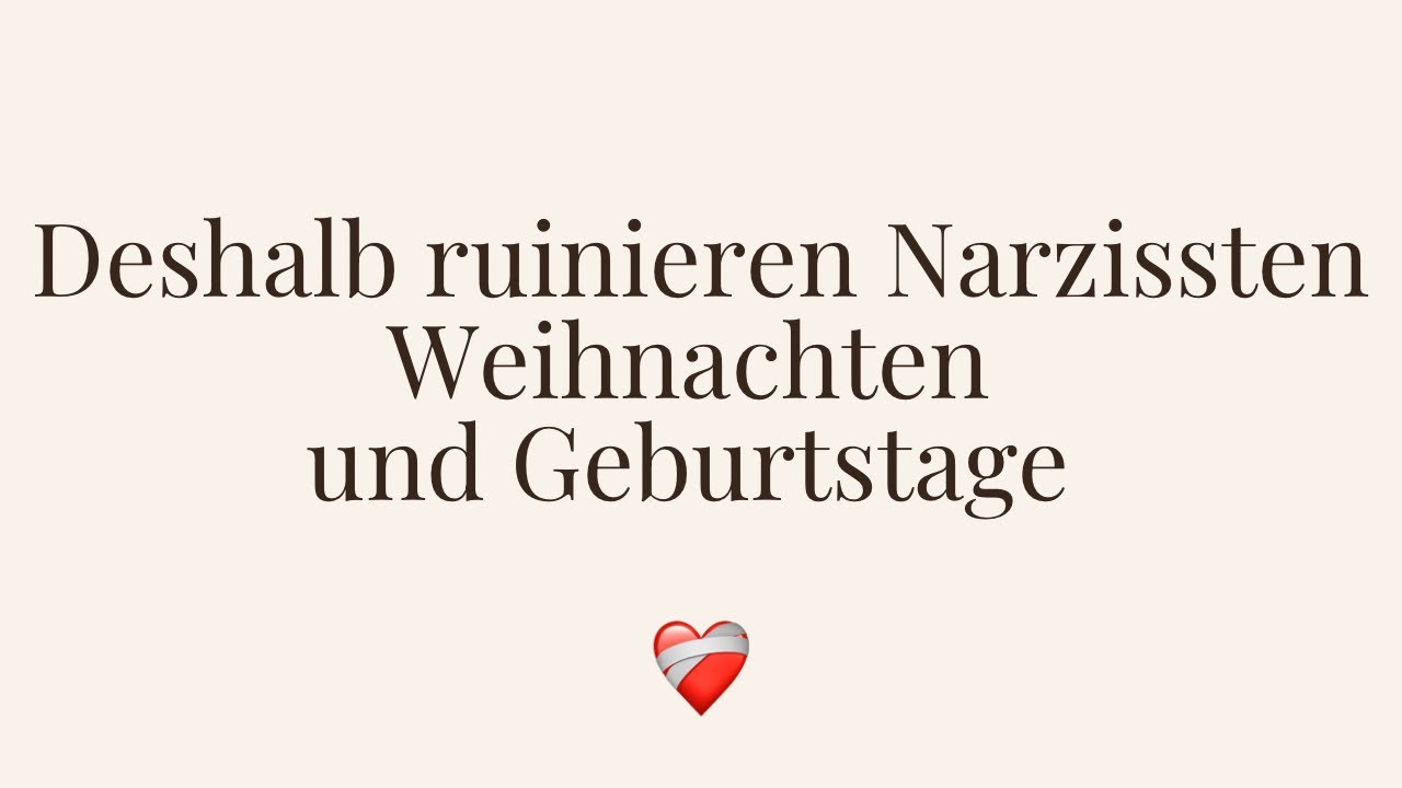 Deshalb ruinieren Narzissten Weihnachten und Geburtstage