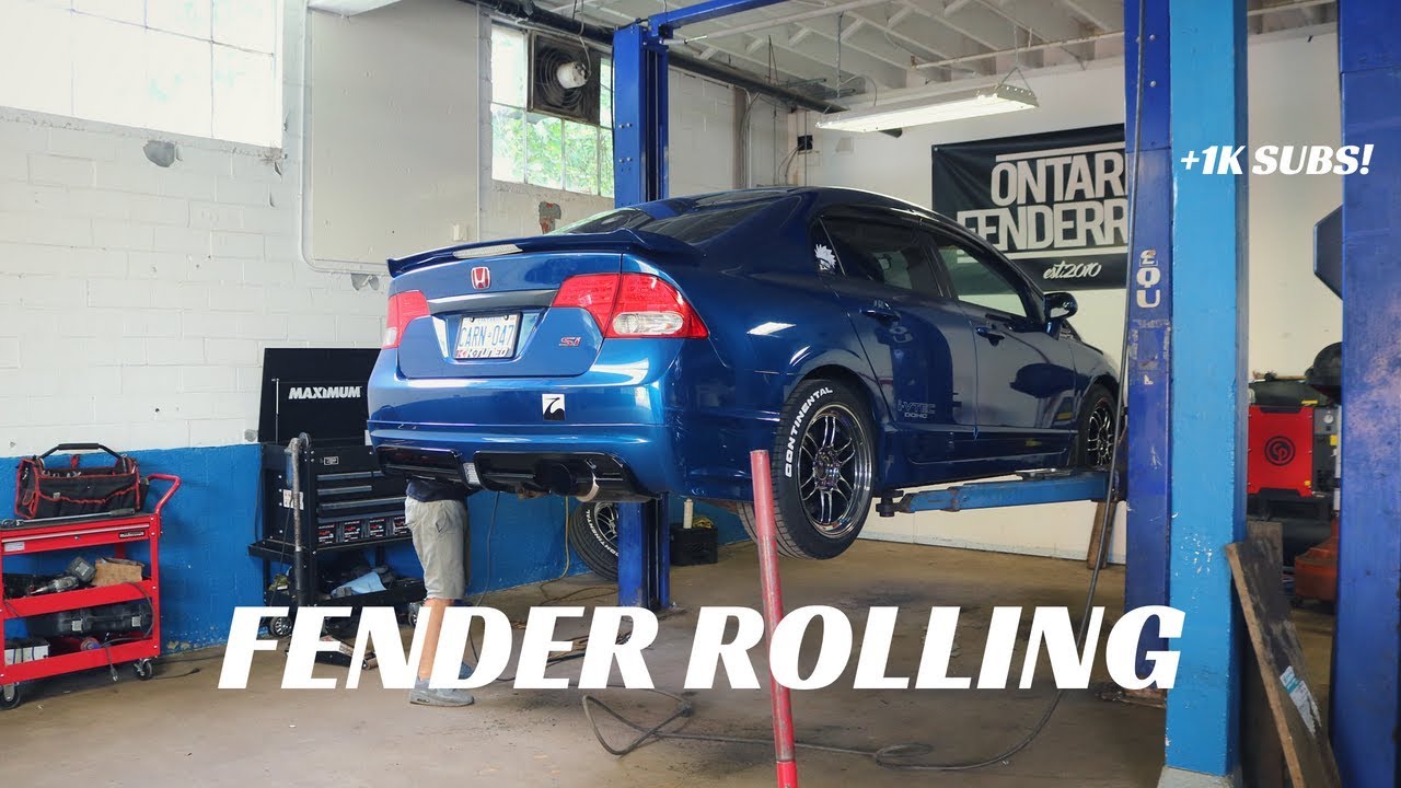 Fenders Get Rolled - Civic Si