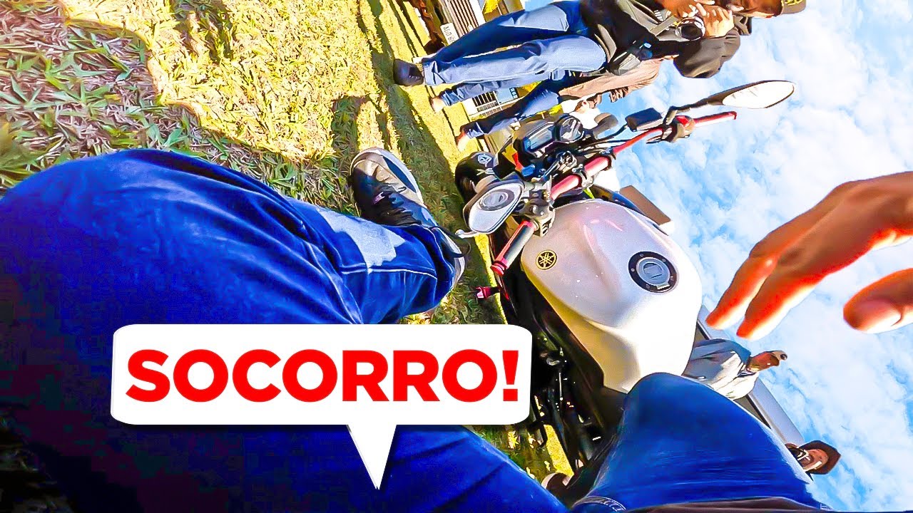 CAÍ DE XJ6 INDO PRA FAZENDA 😭