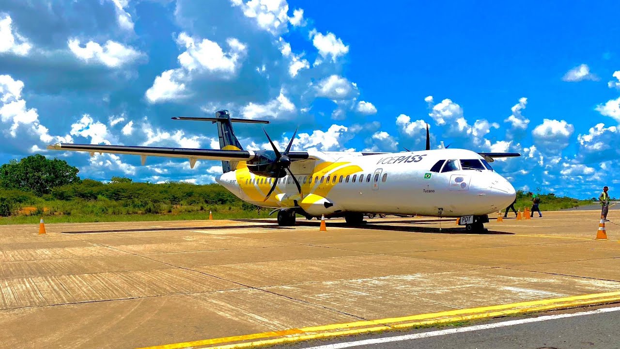 VOEPASS | ATR72-500 | Barreiras(BRA) - Salvador(SSA) (2Z2277) #Voepass #atr72