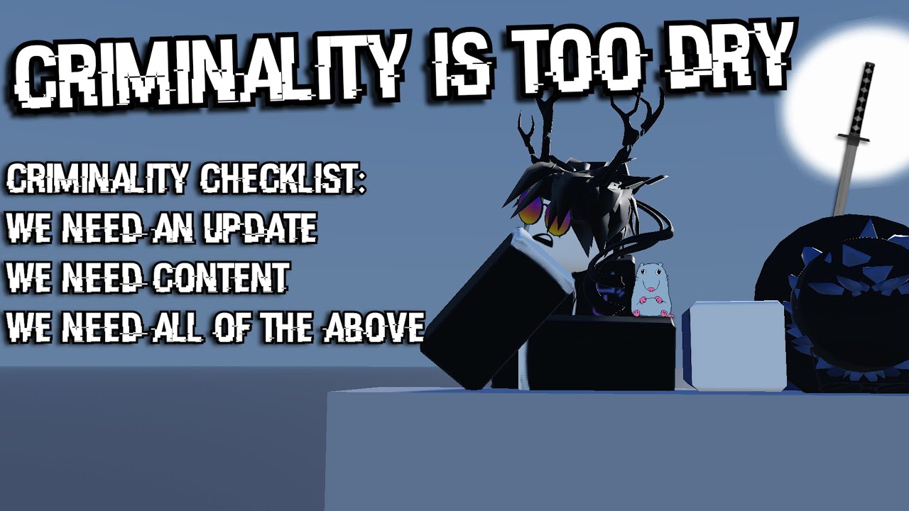Criminality is becoming boring