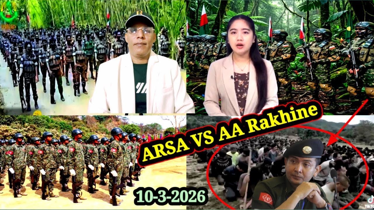 9 Mar 2026 Rohingya Breaking News ARSA VS AA Kingdom of Arkan Tv Live Stream