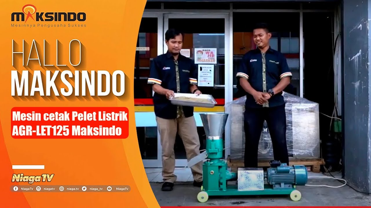 Mesin cetak Pelet Listrik AGR-LET125 Maksindo