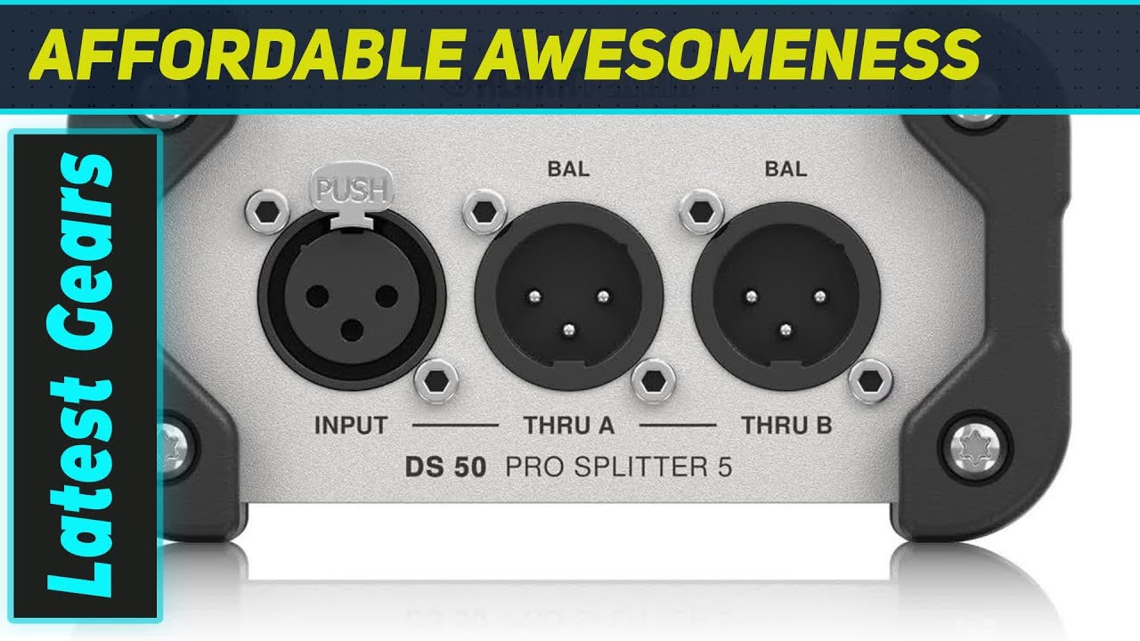 Klark Teknik PRO SPLITTER 5 DS 50: Лучший пассивный разветвитель сигнала