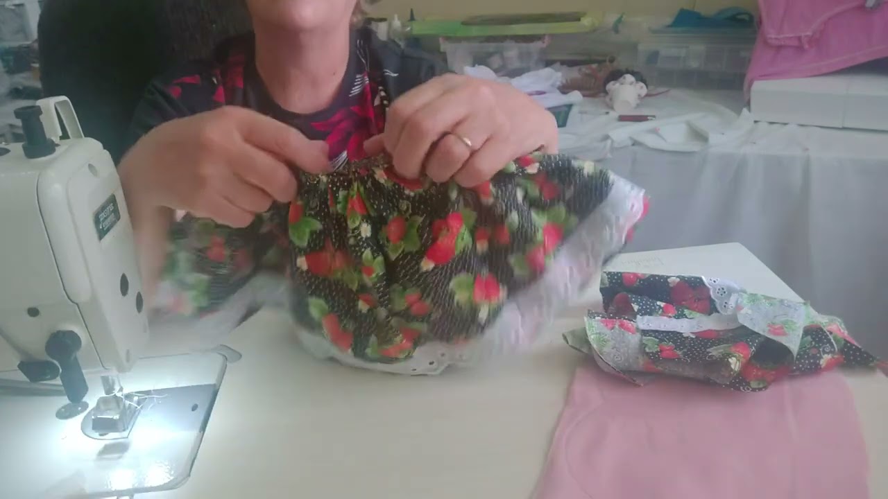 Boneca Moranguinho     sexta  aula  das 7 bonecas  do curso dia da criança  somente 19.90
