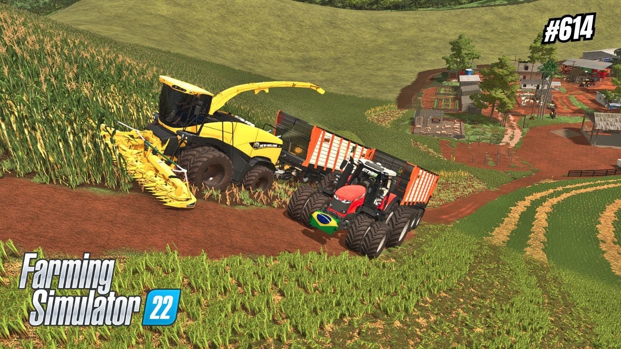 Comecei a Produção de Silagem na Pirambeira/Estância Ponte Funda/Farming Simulator 22 #614