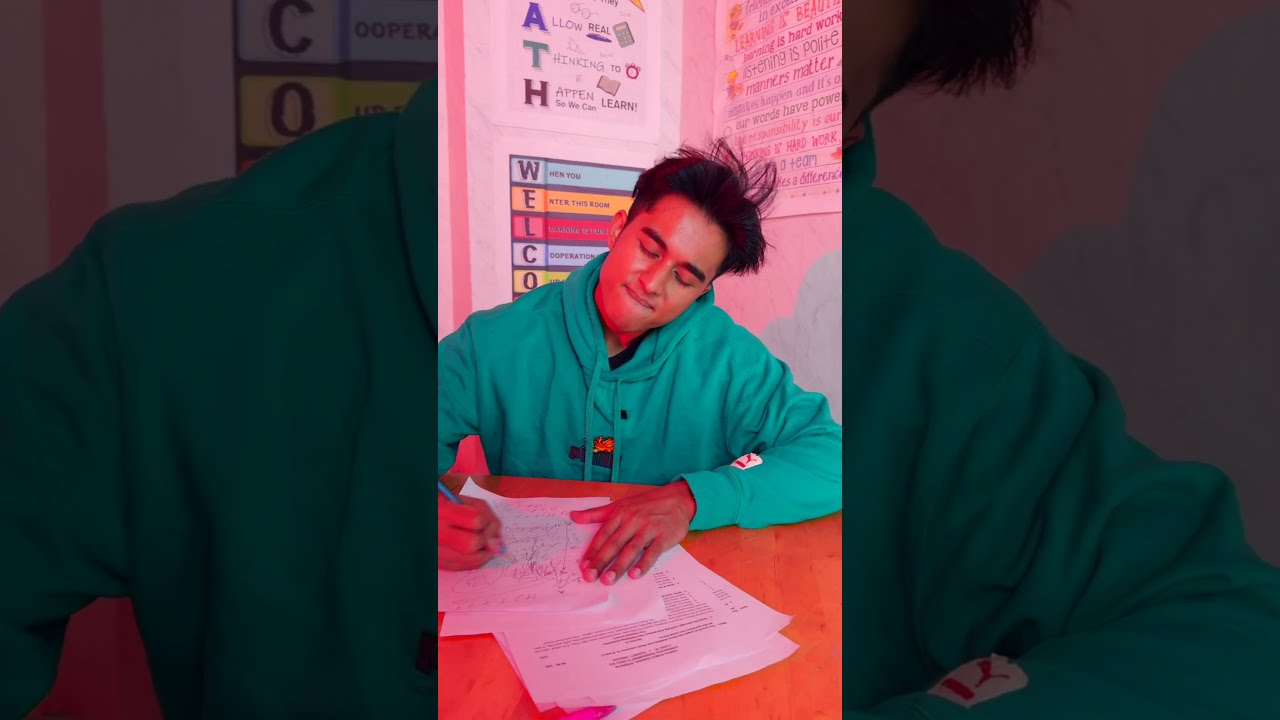 Best Friends During Exam Time be like - 😡 @davidmatthew_ #shortsfeed