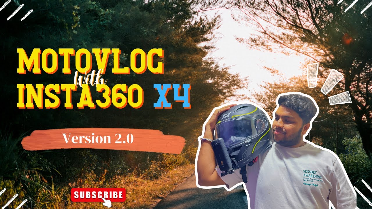 First Motovlog Insta360 X4 Helmet Setup @insta360 #insta360x4 #royalenfieldmeteor350  #helmetmount
