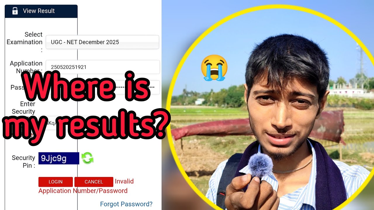 Invalid Application Number/ Password | Common issue UGC Net 2025 candidates are facing #nta 