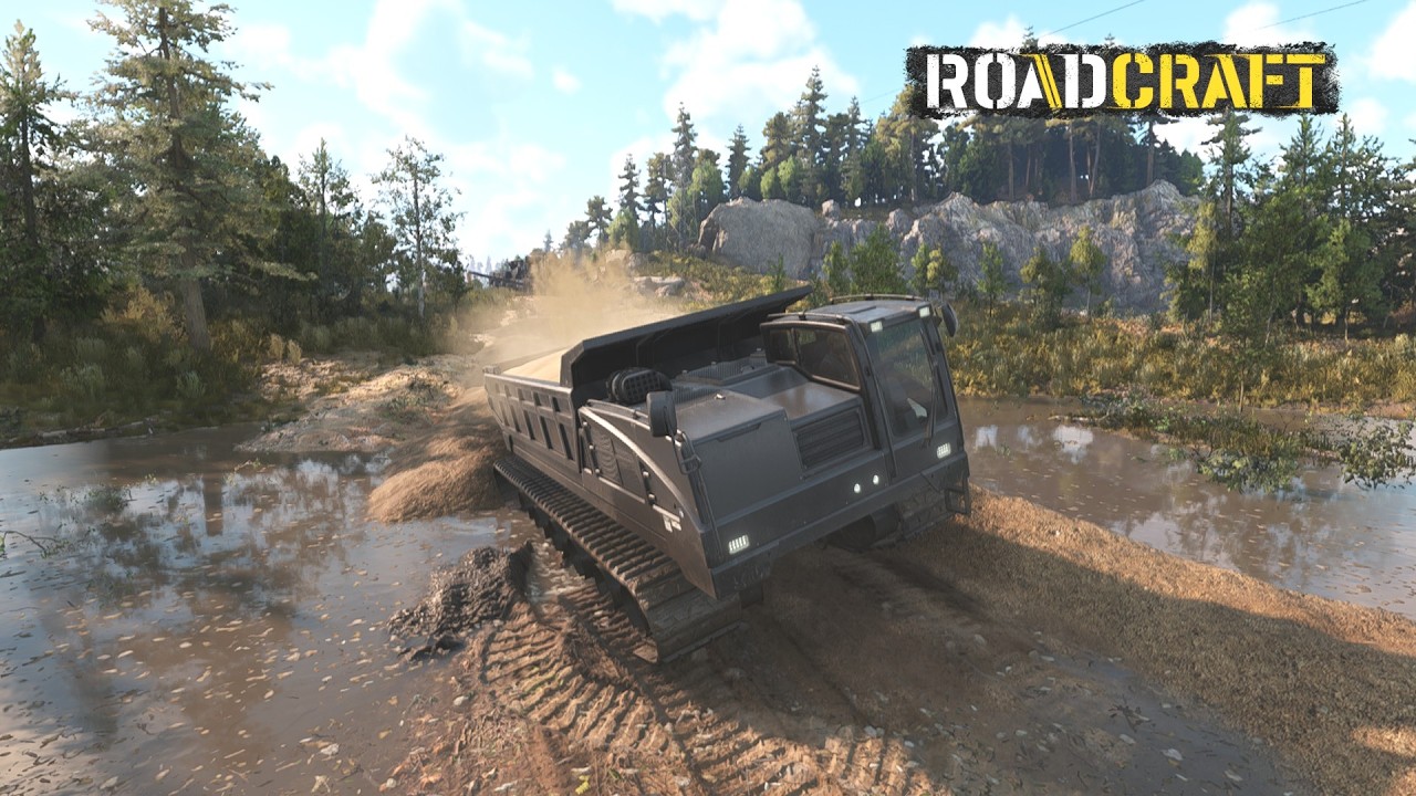 RoadCraft /Локация загрязнение Германия / Асфальтирования Шоссе и обкатка участок 240 км Часть 3