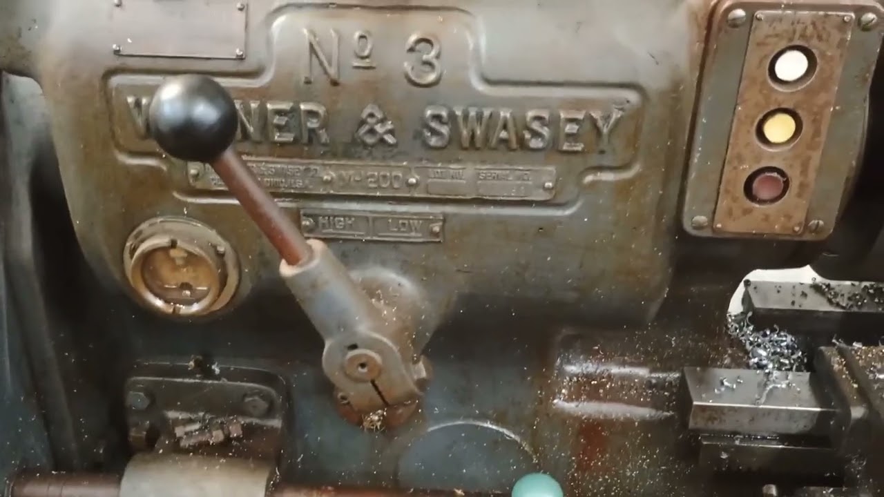 Taking deep cuts on the Warner swasey turret lathe