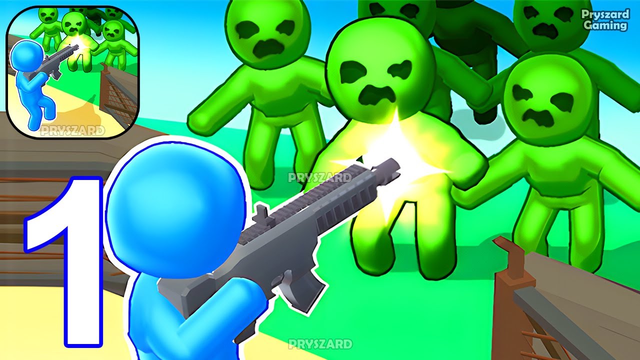 Zombie Apocalypse - Save World - Gameplay Walkthrough Part 1 Stickman Fight For America