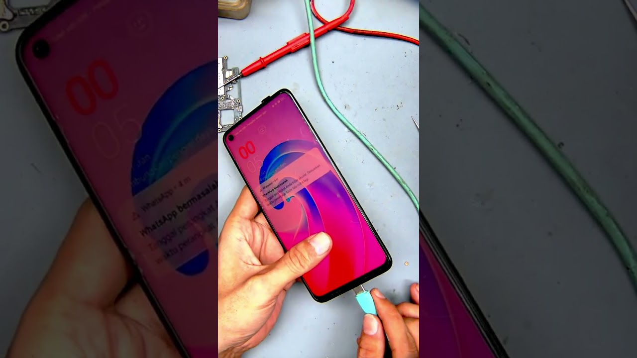 oppo a96 ga bisa nge cas dan panas