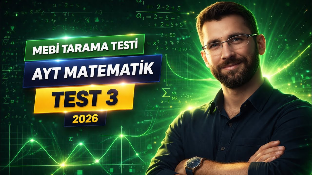 MEBİ AYT Matematik Tarama Testi 3 Çözümü