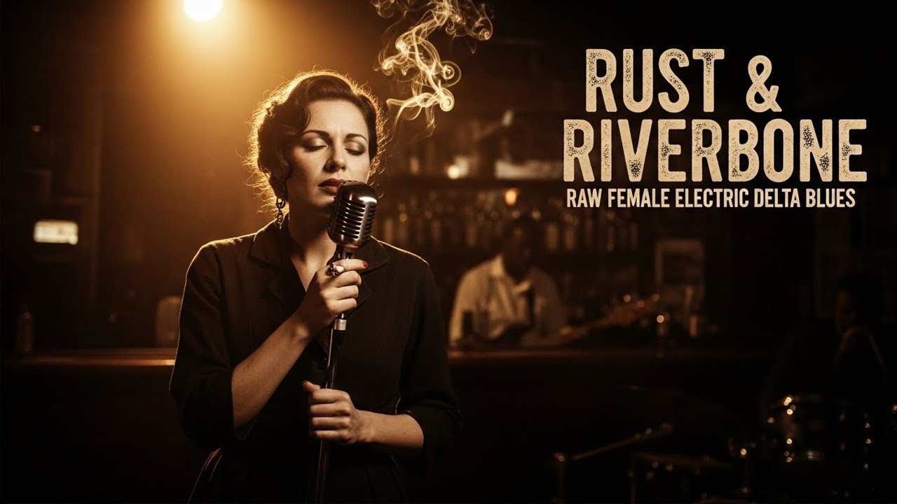 Rust & Riverbone | Raw Vintage Female Electric Delta Blues (1950s Southern Juke Joint)