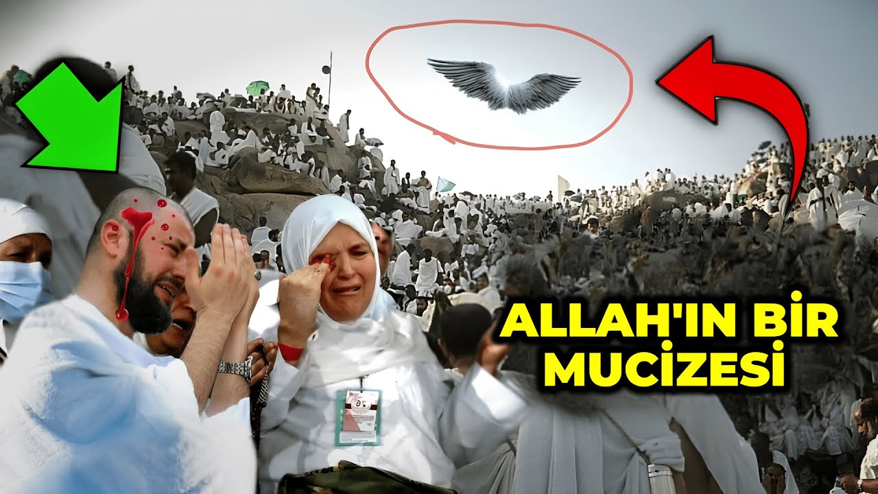 Bugün Arafat Dağı'nda Büyük Bir Mucize Gerçekleşti! Kâbe De Hacıları Şok Eden Görüntü!