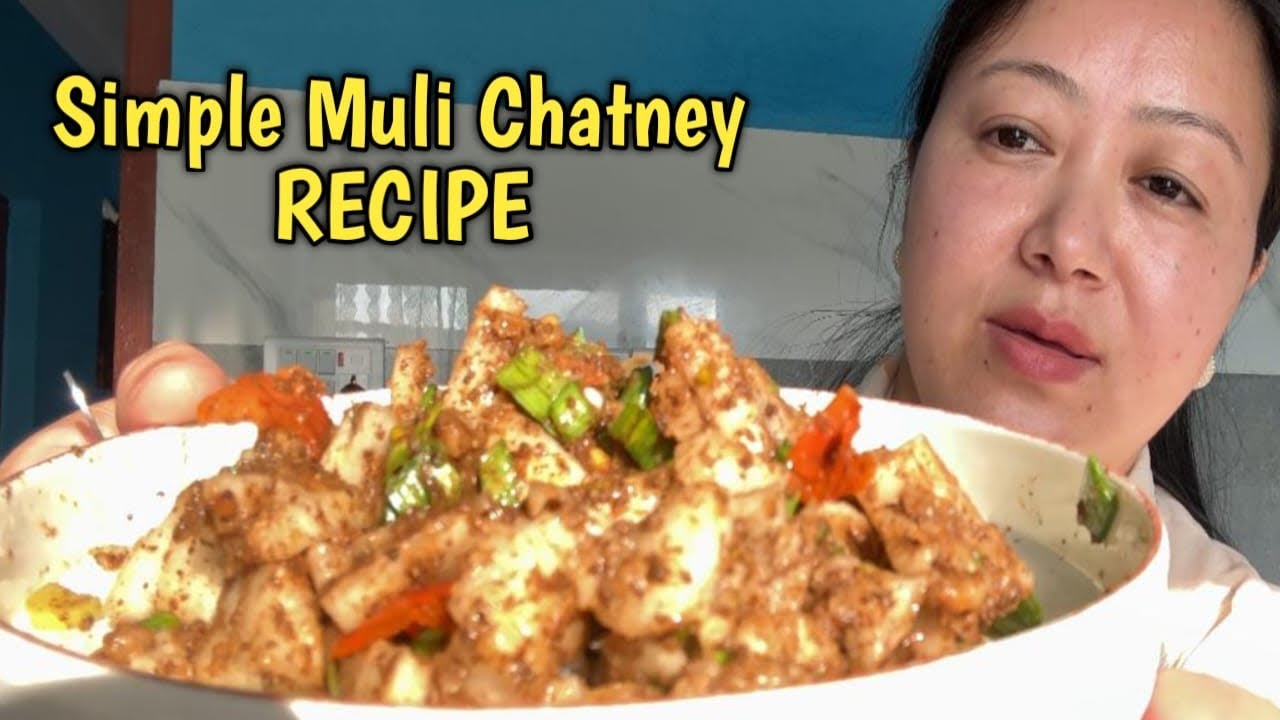 SIMPLE MULI CHATNEY RECIPE || EASY RECIPE 