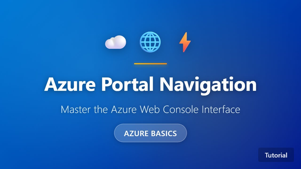 Azure Portal Navigation: Master the Azure Web Console Interface | Azure Basics Tutorial