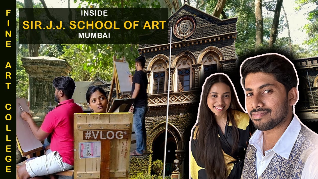 India’s Best Art College 🎨| JJ School of Arts | Campus Tour | Mumbai | Tamil Vlog