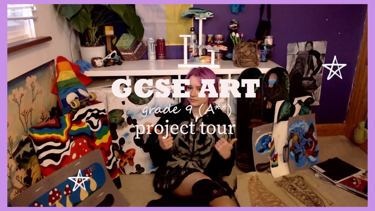 GCSE Art Sketchbook Tour ( Grade 9/A**)🎨
