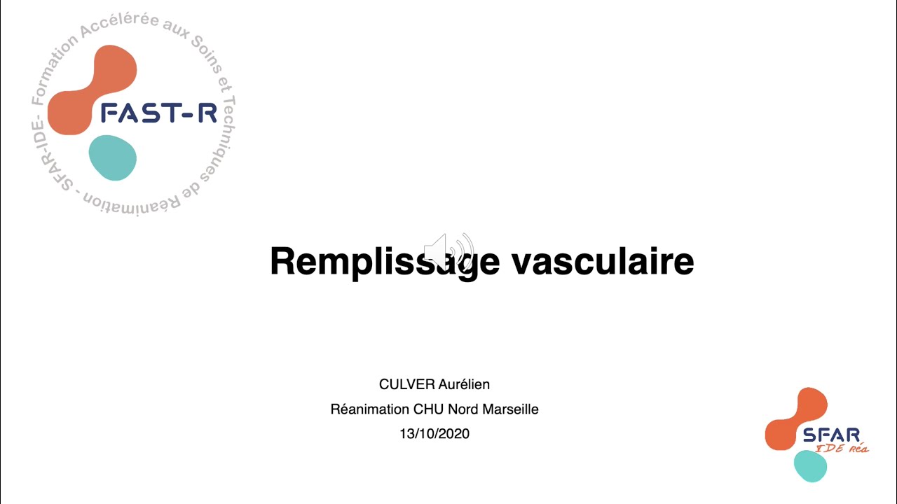 Remplissage vasculaire