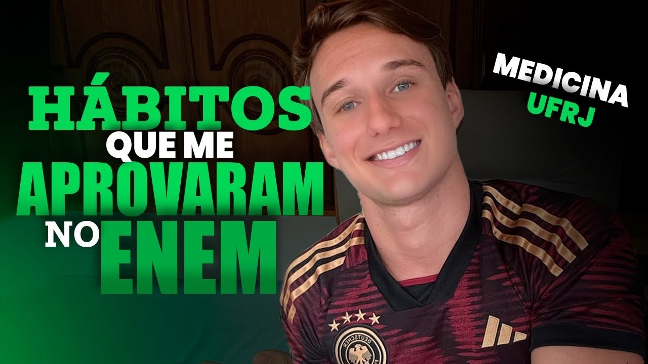 HÁBITOS DE ELITE: Tudo que ME APROVOU em MEDICINA pelo ENEM em 8 MESES!