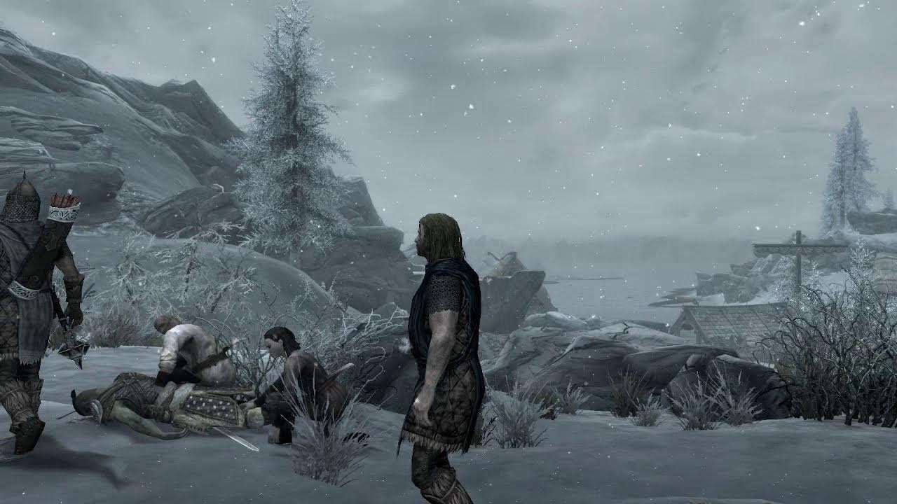 ASMR Skyrim Dawnstar guard patrol