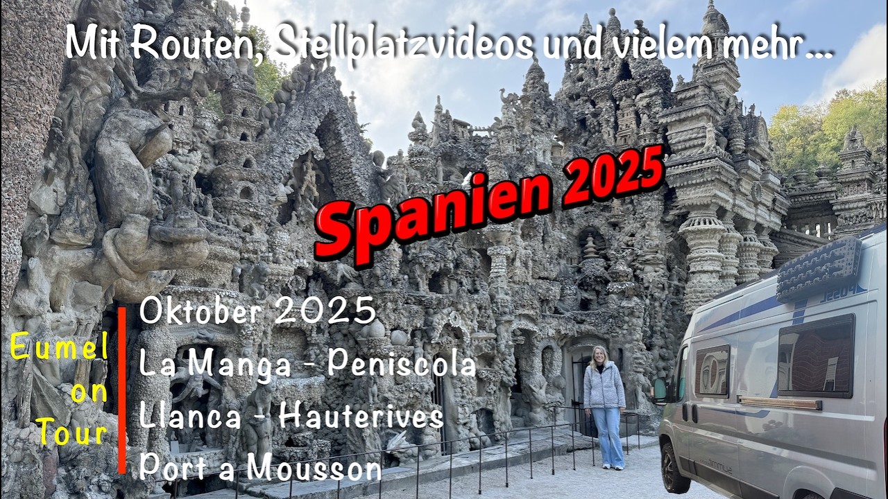 Spanien Rückreise 2025,  Unsere Route mit dem Wohnmobil