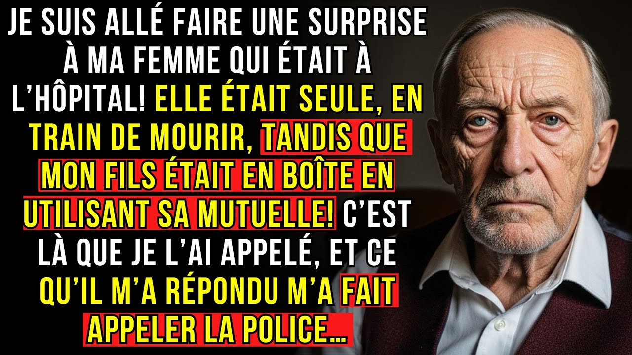 JE SUIS ALLÉ FAIRE UNE SURPRISE À MA FEMME QUI ÉTAIT À L’HÔPITAL! ELLE ÉTAIT SEULE, EN TRAIN DE...