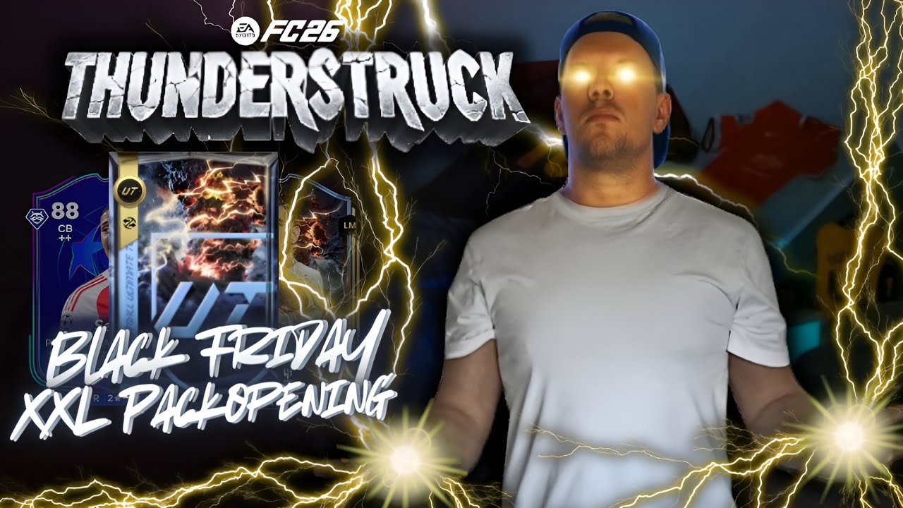 BLACK FRIDAY PACKLUCK 1,6 Mio WAHNSINN ⛈️ THUNDERSTRUCK Event XXL Pack Opening! | EAFC26