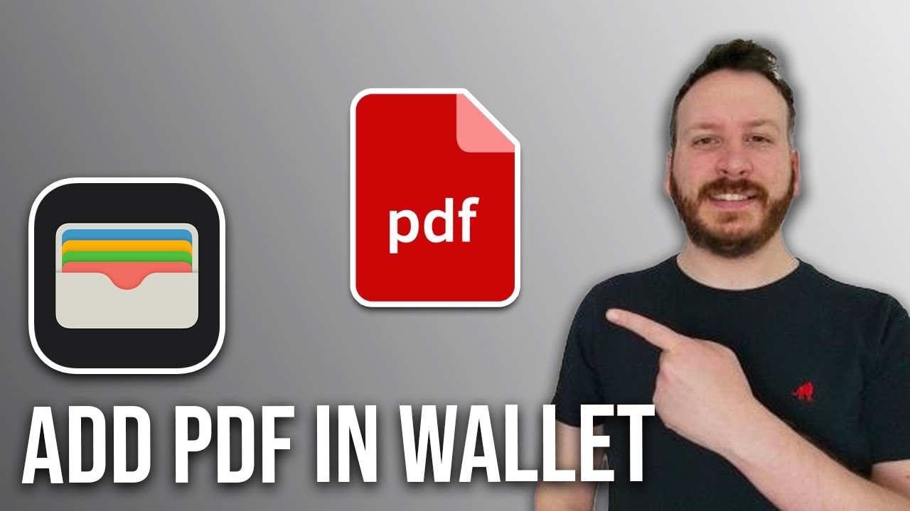 How To Add A PDF To Apple Wallet