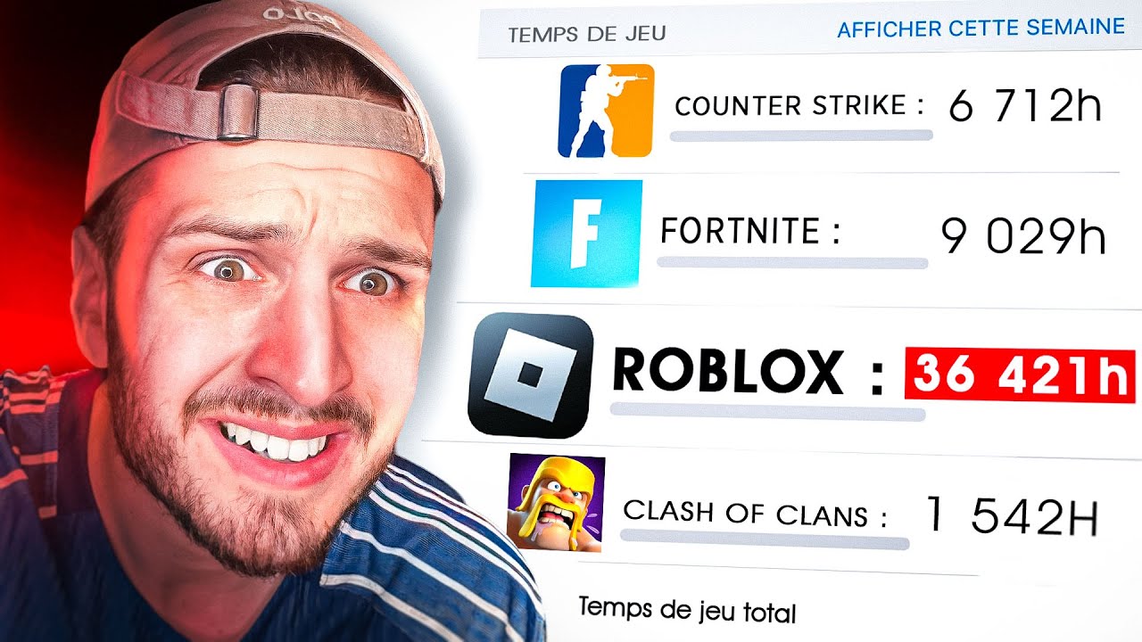 Je juge vos PIRES TEMPS D'ÉCRAN de JEUX VIDÉO (+30 000 heures sur ce jeu...😱)