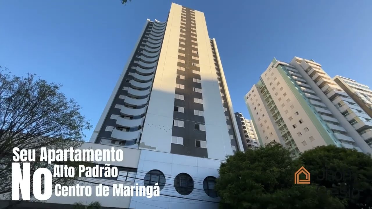 Apartamento em localiza&ccedil;&atilde;o privilegiada no centro de Maring&aacute;/PR #imoveis #maring&aacute; #apartamento #tour