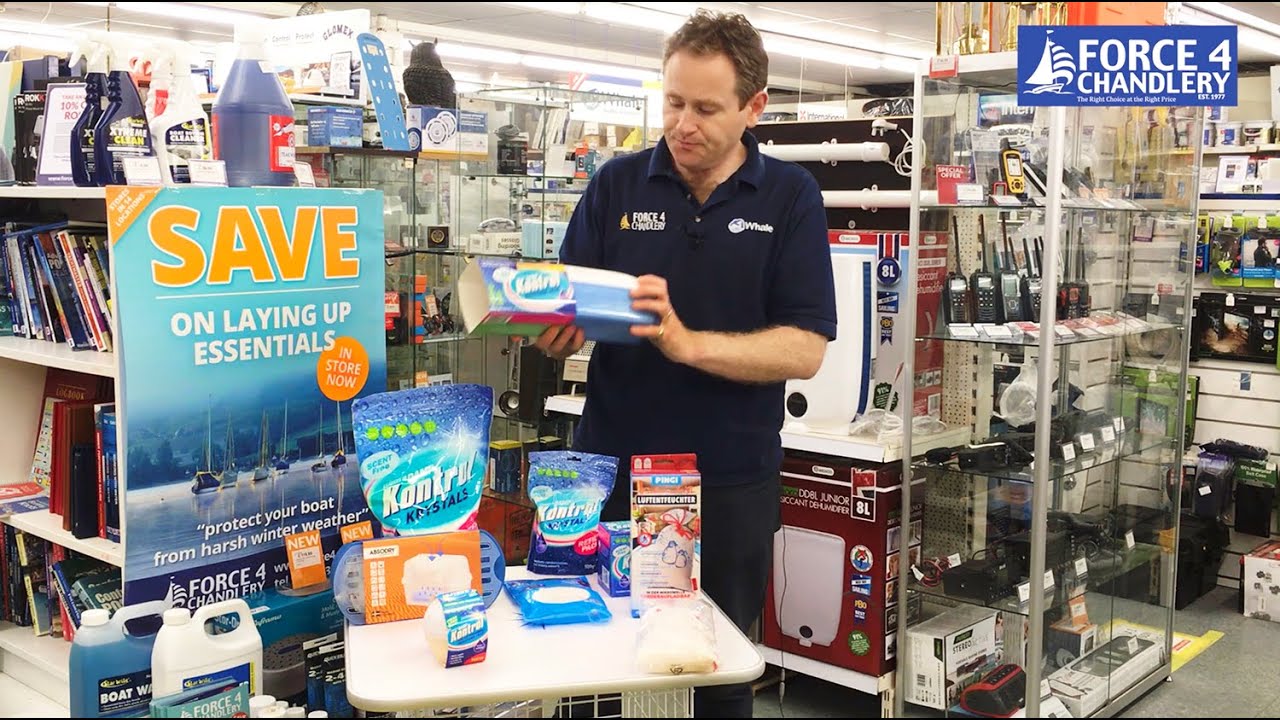 Have no power onboard? Prevent mould & mildew in your boat using moisture traps - a Force 4 Guide