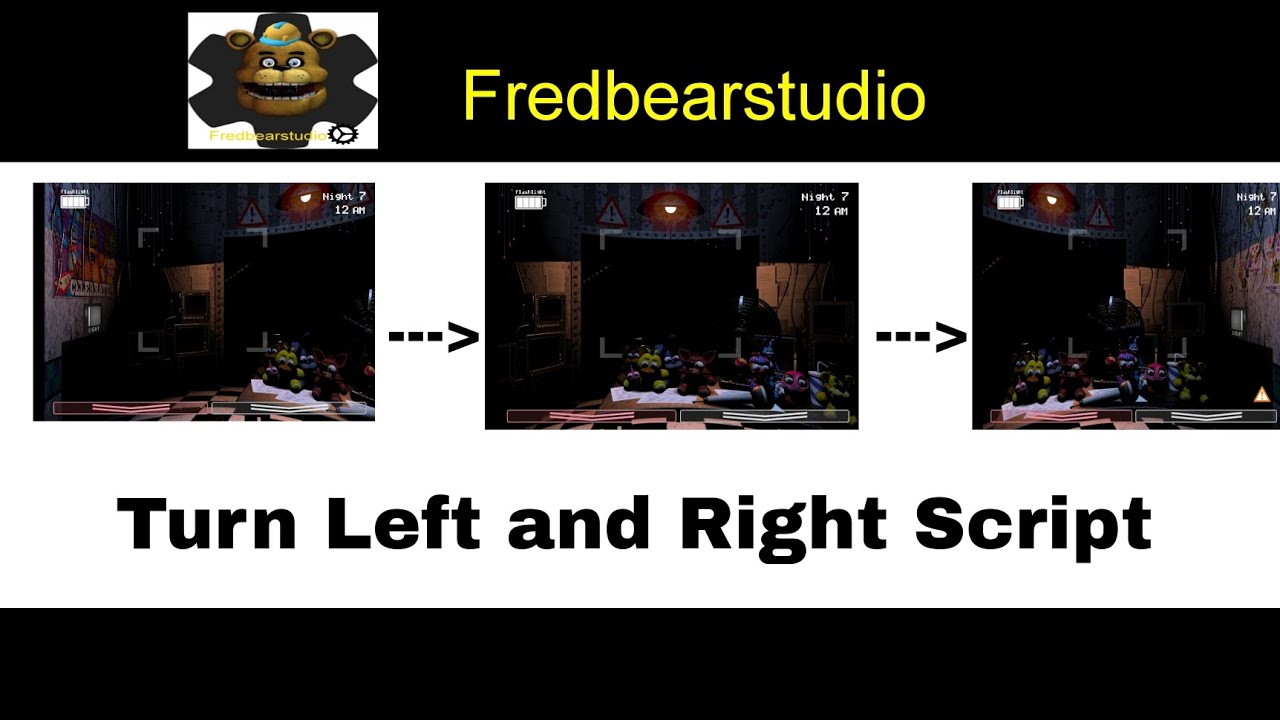 Pocket Code Fnaf Script - Turn Left and Right Script