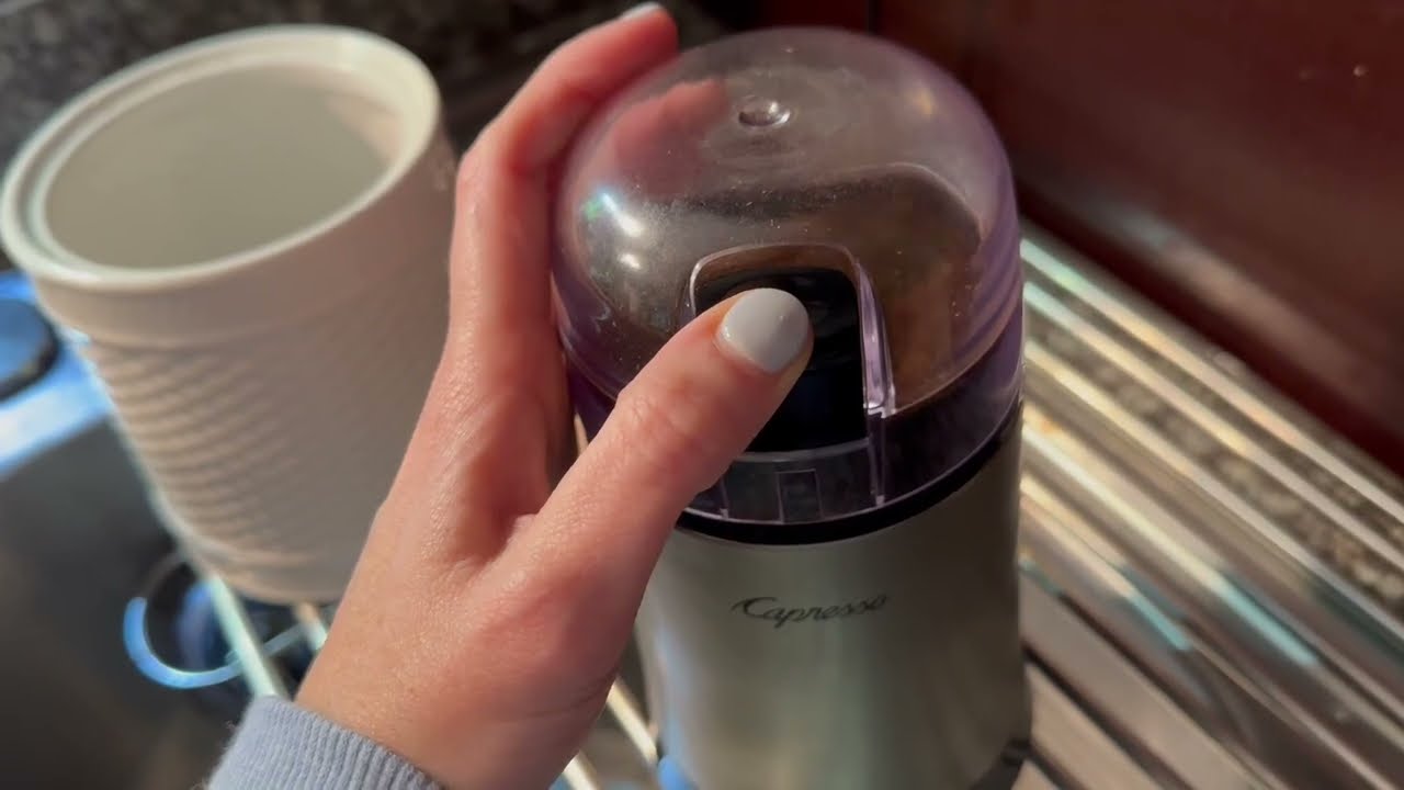 Capresso Cool Grind Coffee Spice Grinder Review, Easy and quick grinder