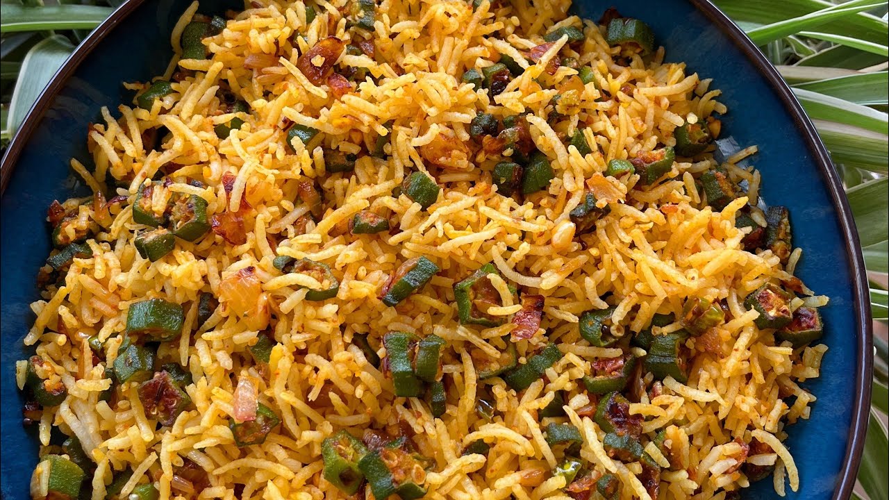 Bhindi Masala Rice | Tasty Lunch Idea | Leftover Rice se Banaye Super Tasty Bhindi Masala Rice 