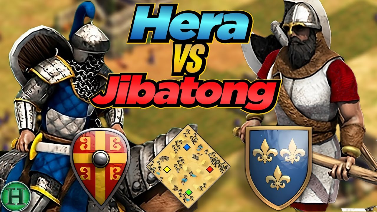 Byzantines vs Franks | 1v1 Arabia | vs Jibatong | AoE2