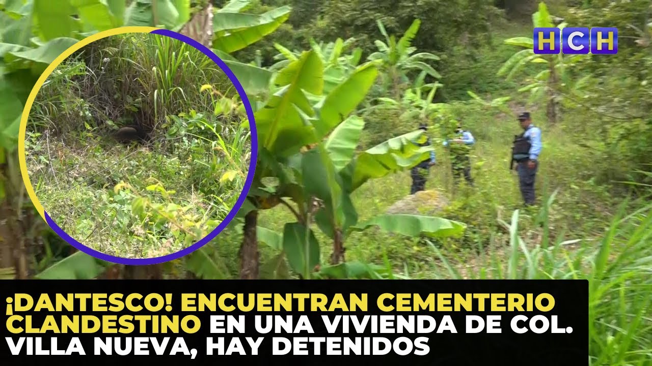 ¡Dantesco! Encuentran cementerio clandestino en una vivienda de col. Villa Nueva, hay detenidos