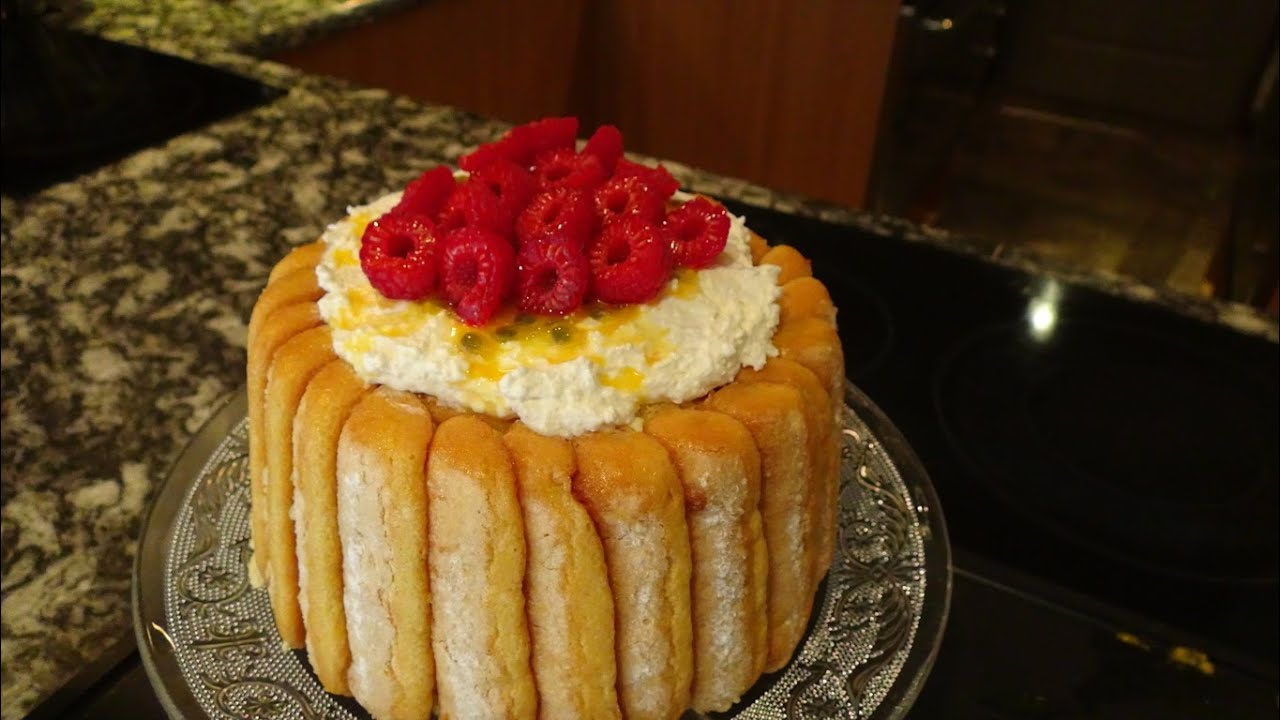Charlotte aux fruits exotiques pour la Saint-Valentin !