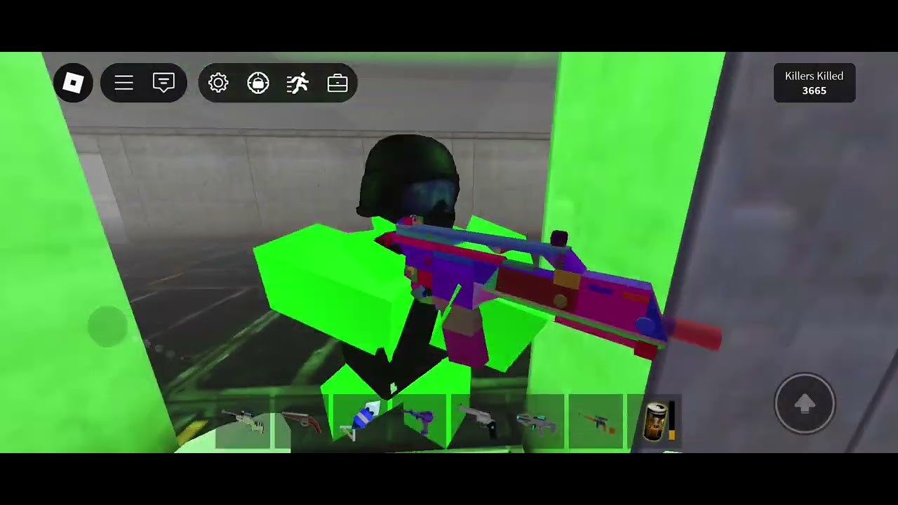 8 Minutes of playing SAKTKI51 | survive and kill the killers in area 51 -Robloc