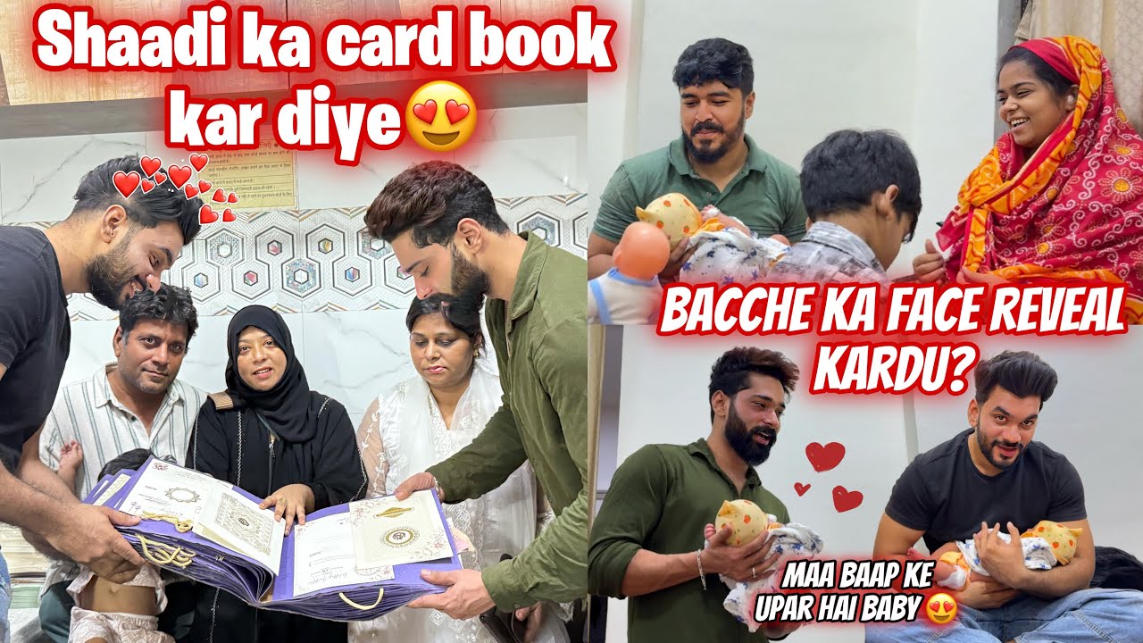 Shaadi Ka Card Book Kar Diya 😍| Haifa Ke Baby Se Mile ❤️| Face Reveal | Fokats | Abresh & Zeeshan