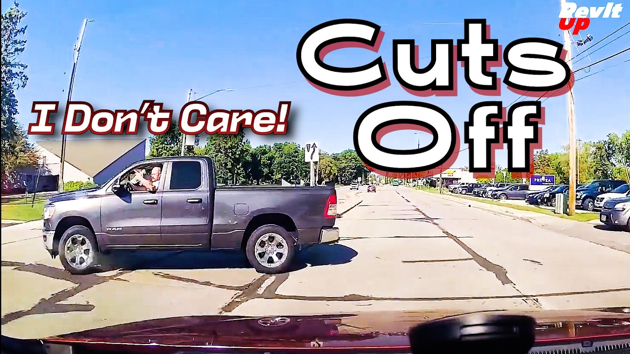 Dude Has The NERVE To Flip My Dad Off TWICE! Bad Driving, Car Crashes, Dashcam Video 879