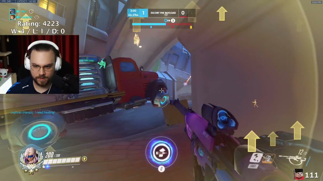 Ml7 ana insane positioning - Overwatch Gameplay Season 29 Top 500