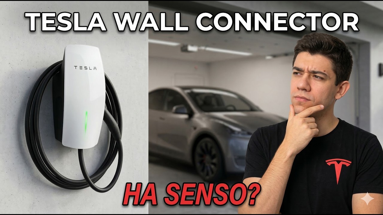 Ricarica a casa con Tesla Wall Connector!