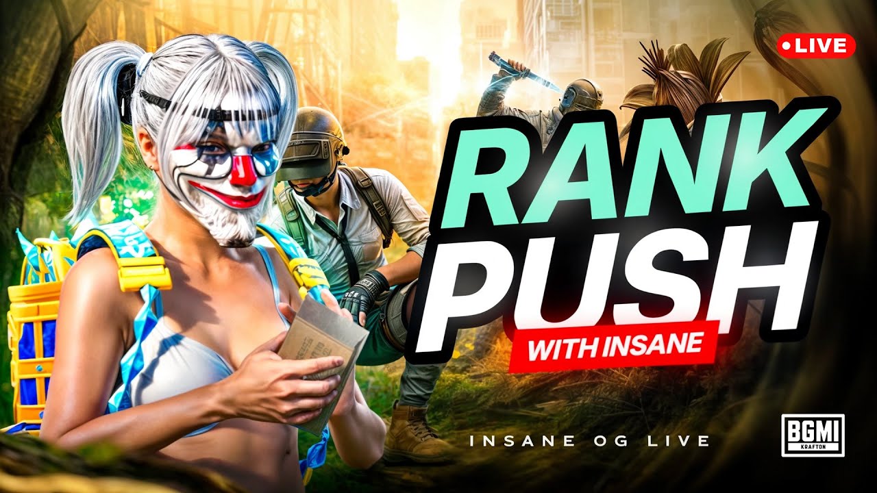 ULTIMATE PUSH BEINGS DAY-4 | Insane Og Live | #bgmi #pubg #gaming #rushgameplay #bgmigameplay
