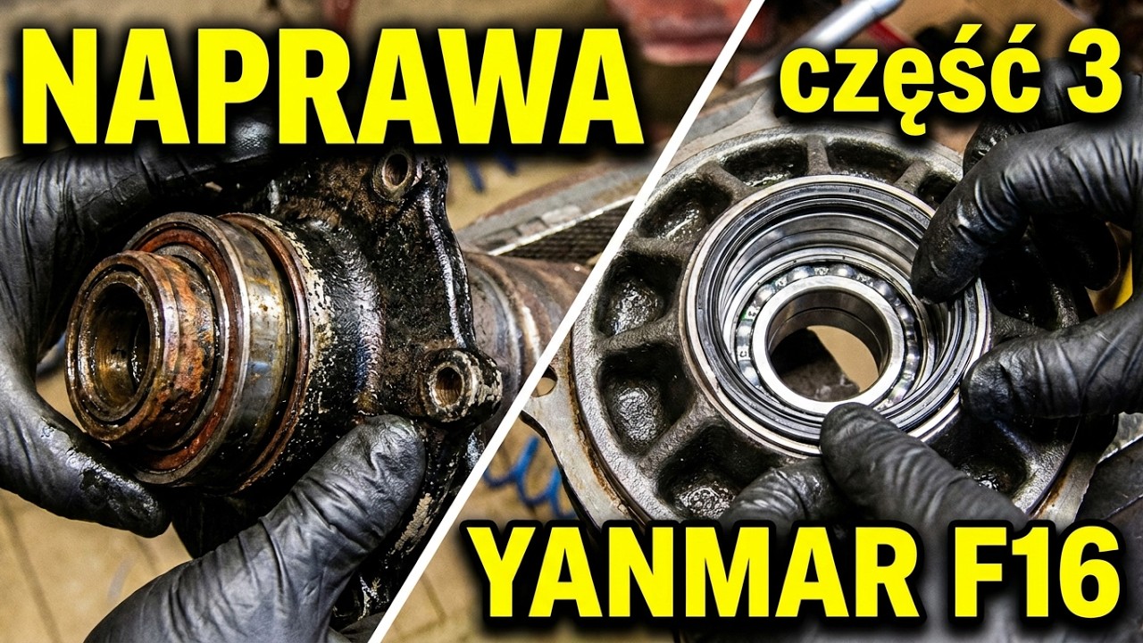 Naprawa przedniego mostu Yanmar F16 cz3