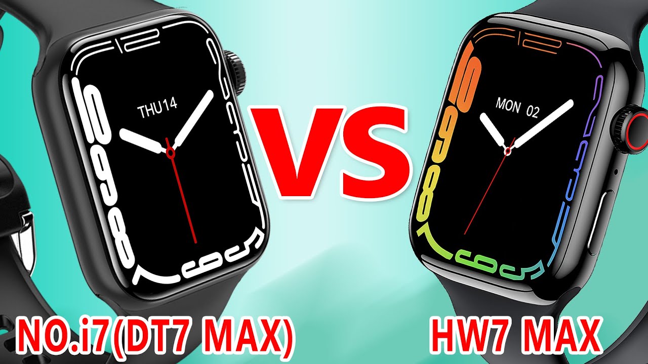 Comparision: Finow IWO DT7 Max VS HW7 Max Series 7 Smartwatch, Which is Best Watch Series 7 ?
