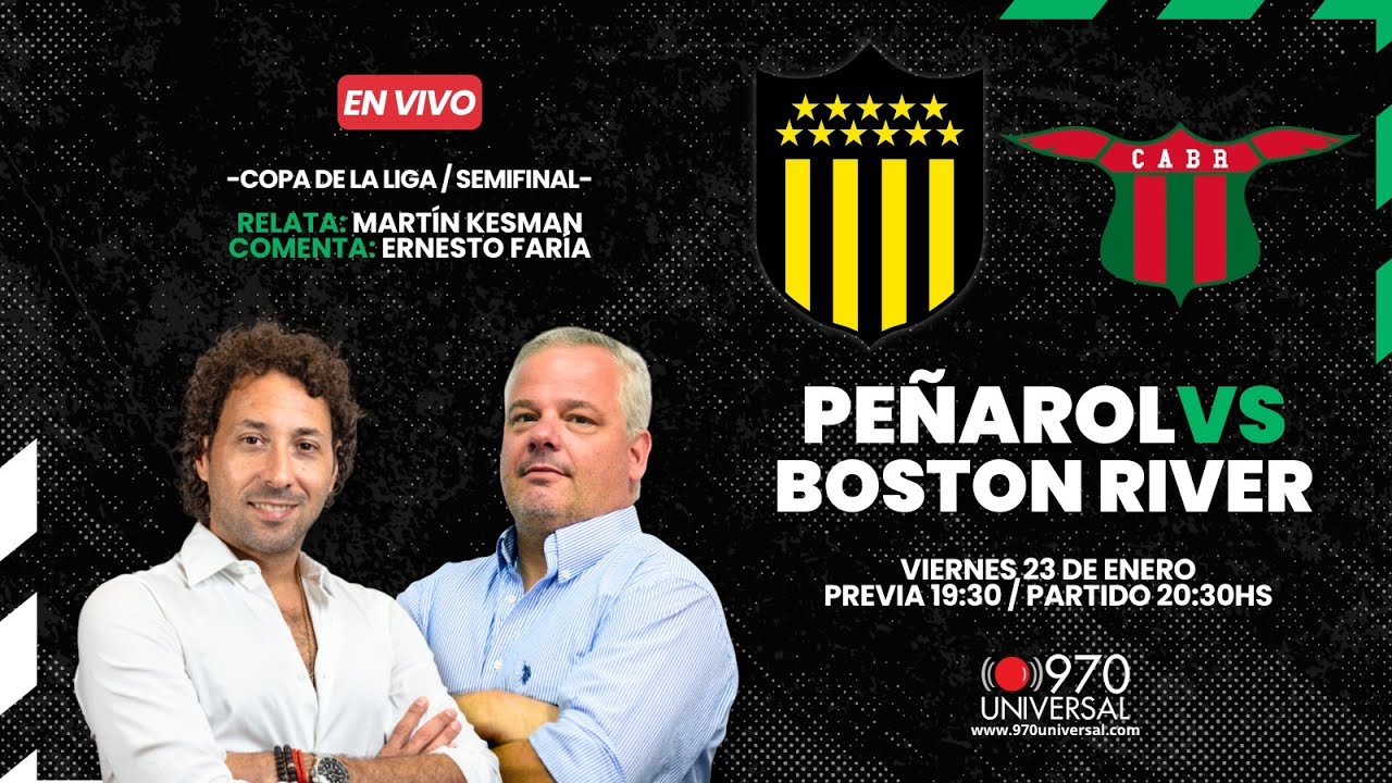 FUTBOL CON KESMAN  - PEÑAROL VS BOSTON RIVER  -  EN VIVO